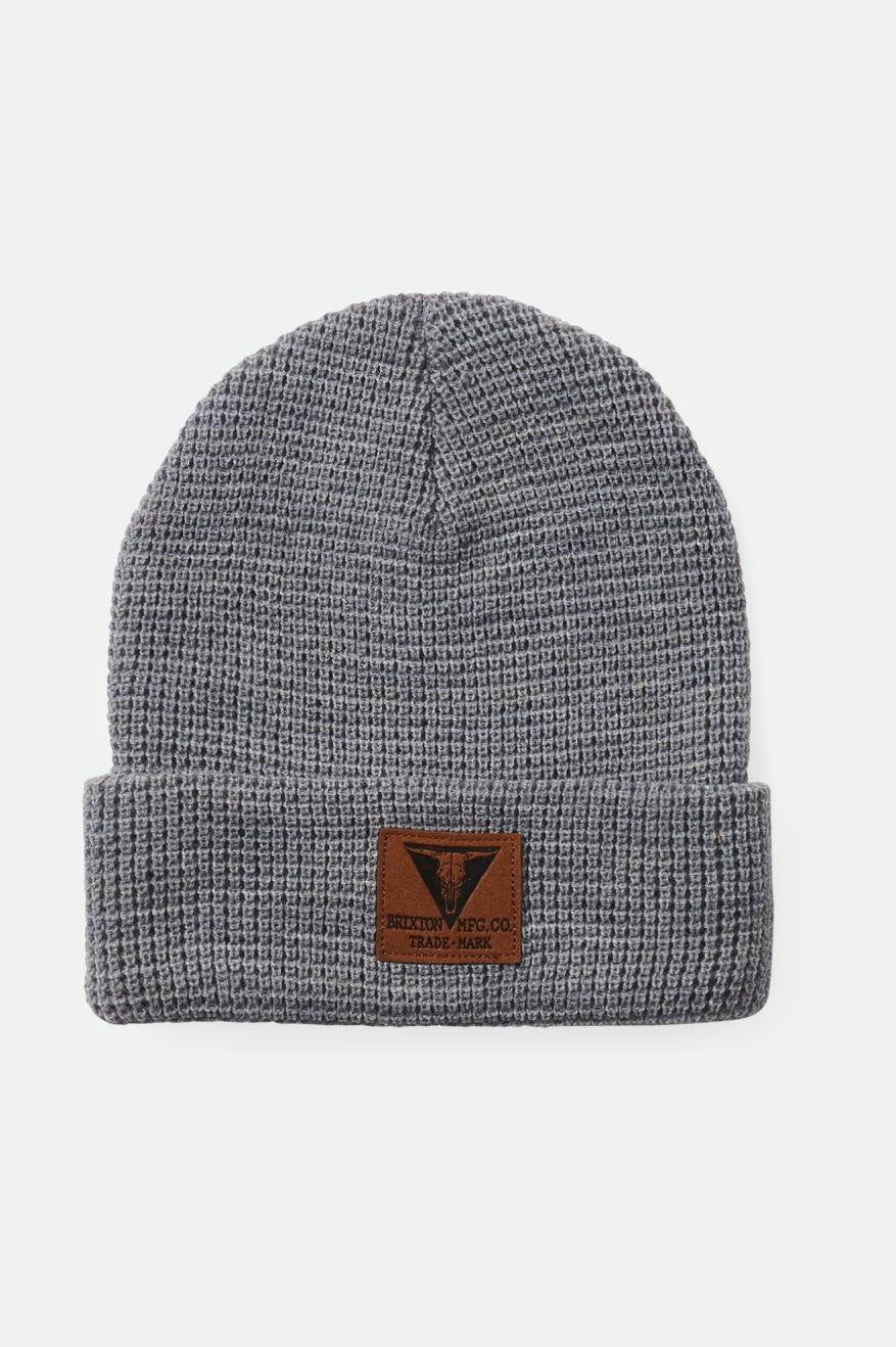 
       Brixton Galveston Waffle Knit Beanie - Light Heather Grey
     