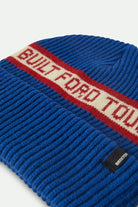 Unisex Ford Built Tough Beanie in the color Ford Blue - Additional Laydown image