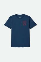 Men's Stamp T-Shirt in the color Navy - Front Product View
