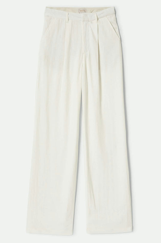 
       Women&#39;s Ludlow Trouser Pant in the color Off White - Front Product View
     