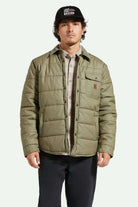 Men's Fit, front | Cass Waxed Canvas Jacket - Olive Surplus