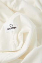 Men's Brixton Baseline Pocket T-Shirt in the color Off White Vintage Wash - Additional Laydown image
