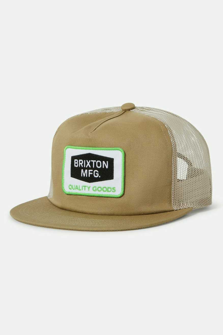 
       Brixton Neon Fallbrook Snapback - Khaki/Green/Khaki
     