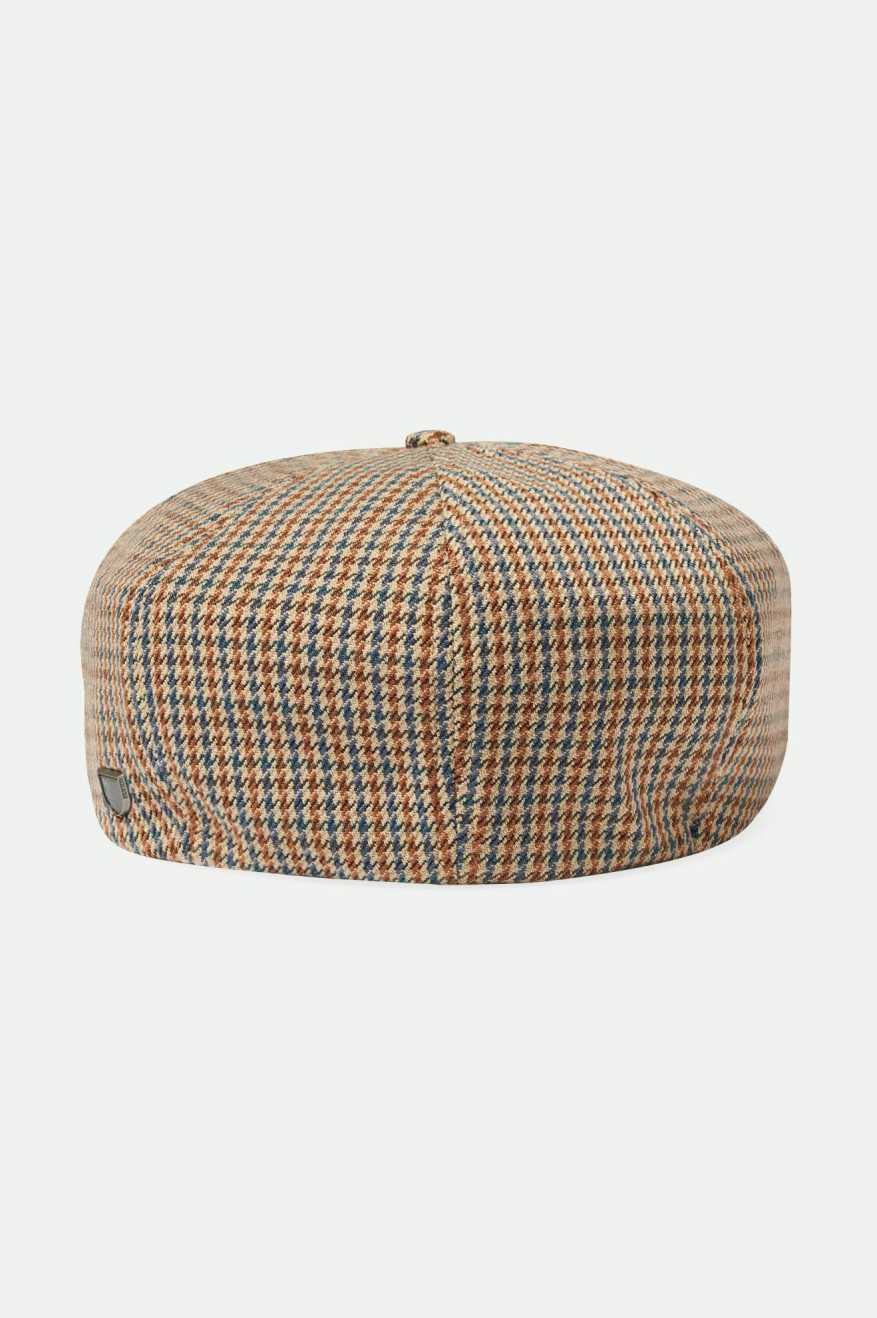 
       Brixton Brood Newsboy Cap - Sand/Light Blue
     