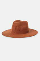 Women's Sophia Knit Packable Hat in the color Caramel - Front Product View