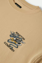 Men's Live Free Heavyweight Relaxed T-Shirt in the color Cream Classic Wash - Additional Laydown image