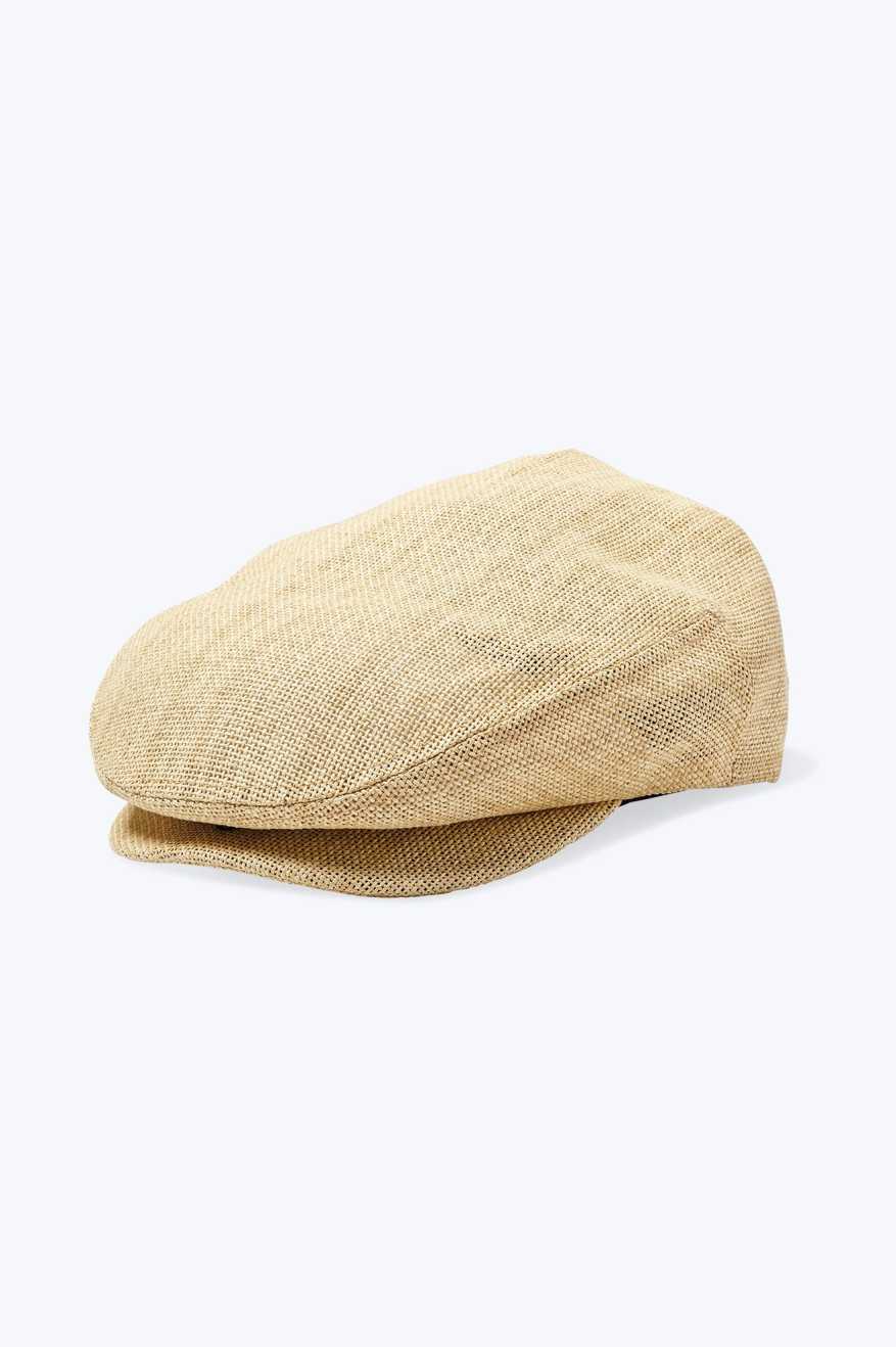 
       Brixton Hooligan Lightweight Flat Cap - Natural Straw
     