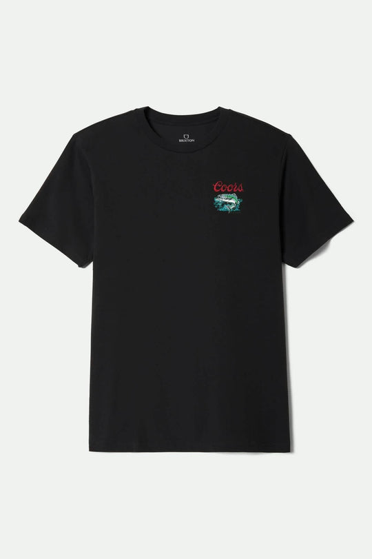 
       Men&#39;s Coors Keeper S/S Standard T-Shirt in the color Black - Front Product View
     