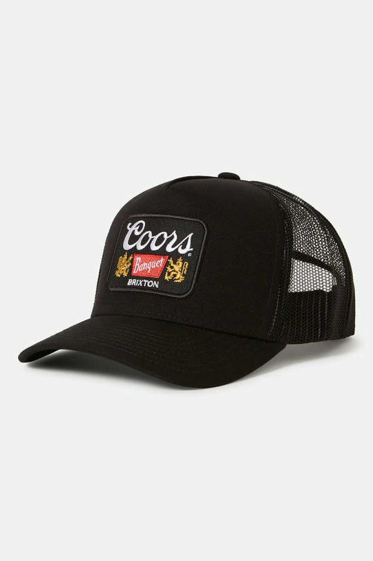 
       Brixton Coors Start Your Legacy Griffin Trucker Hat - Black/Black
     