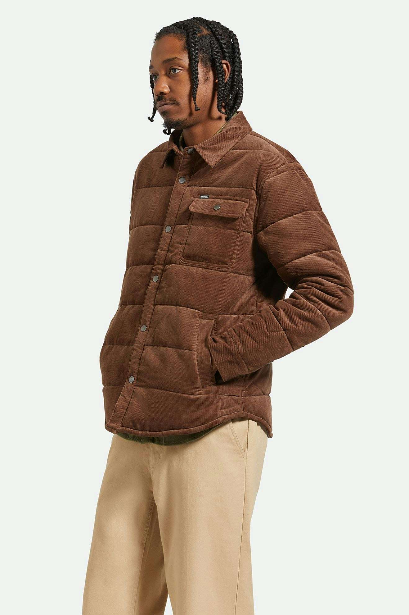 
       Men&#39;s Side Fit | Cass Jacket - Pinecone Brown Cord
     