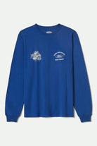 Men's Ford Built Tough L/S Standard T-Shirt in the color Ford Blue - Front Product View