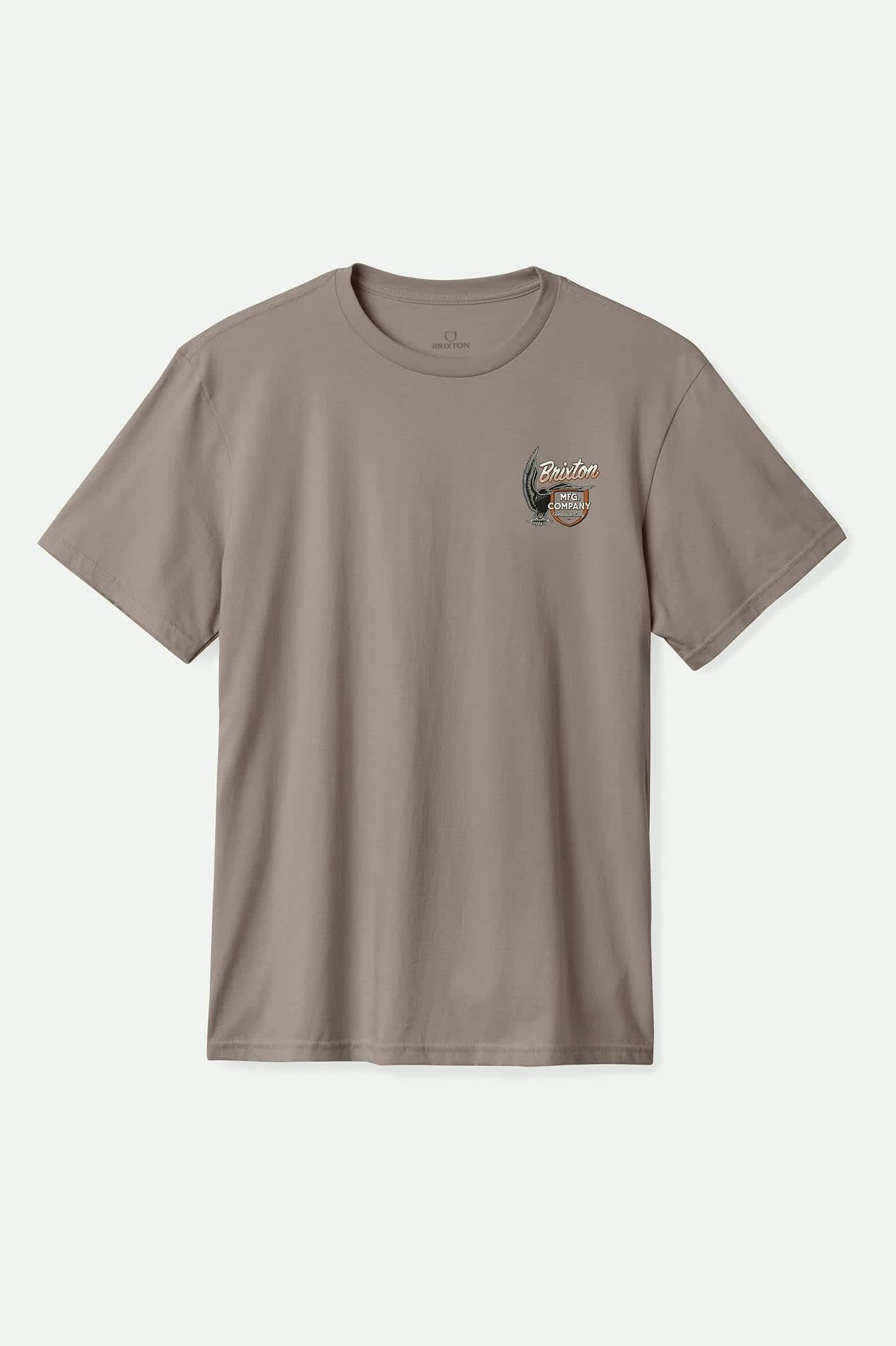 Men's Highline S/S Tailored T-Shirt in the color Cinder Worn Wash - Front Product View