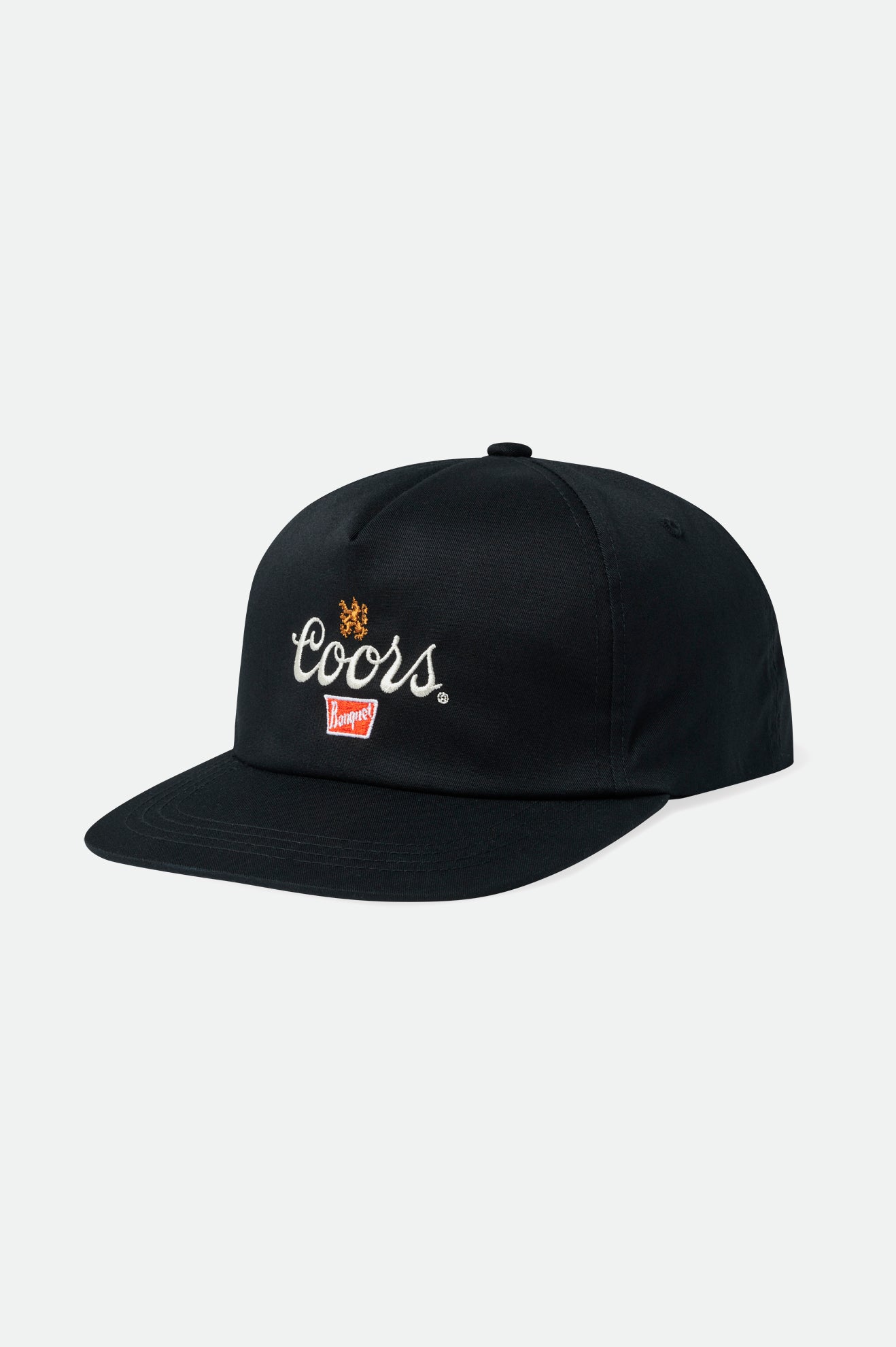 
       Brixton Coors Griffin Snapback - Black
     