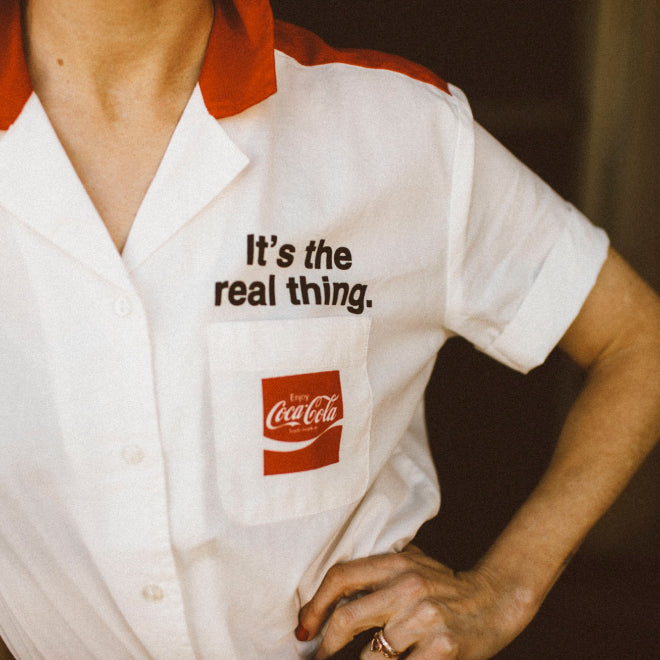 Coca-Cola Bunker Block S/S Woven - Coke Red 3