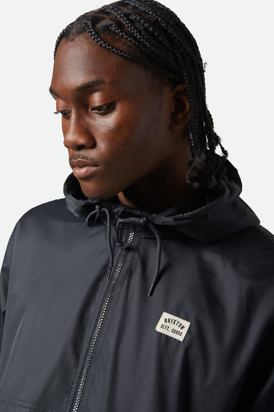 
       Men&#39;s Claxton Woodburn Lightweight Jacket in the color Black - Additional Fit View
     