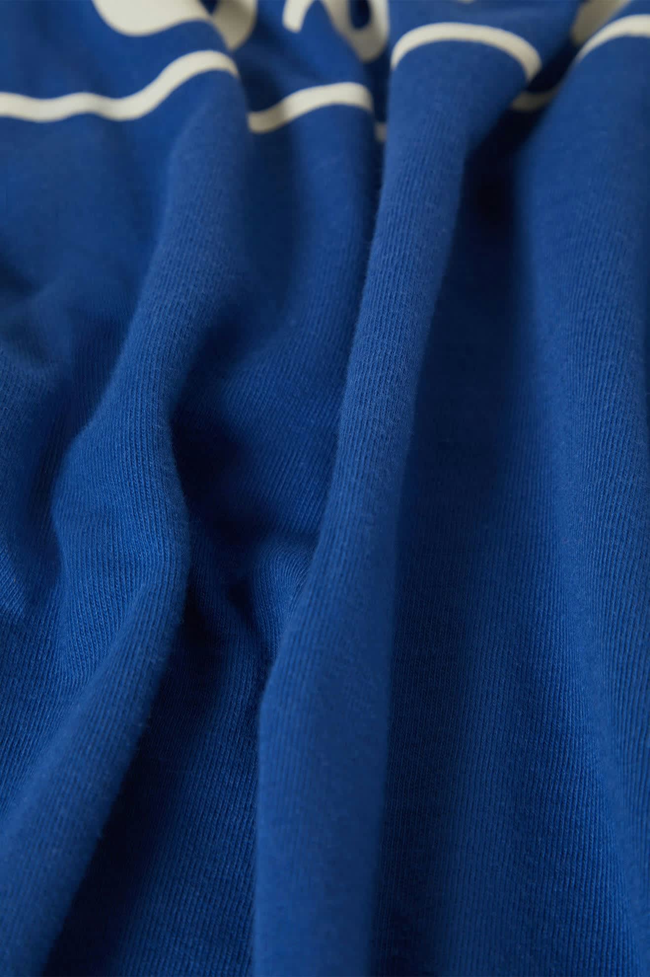 Men's Ford Built Tough L/S Standard T-Shirt in the color Ford Blue - Additional Laydown image