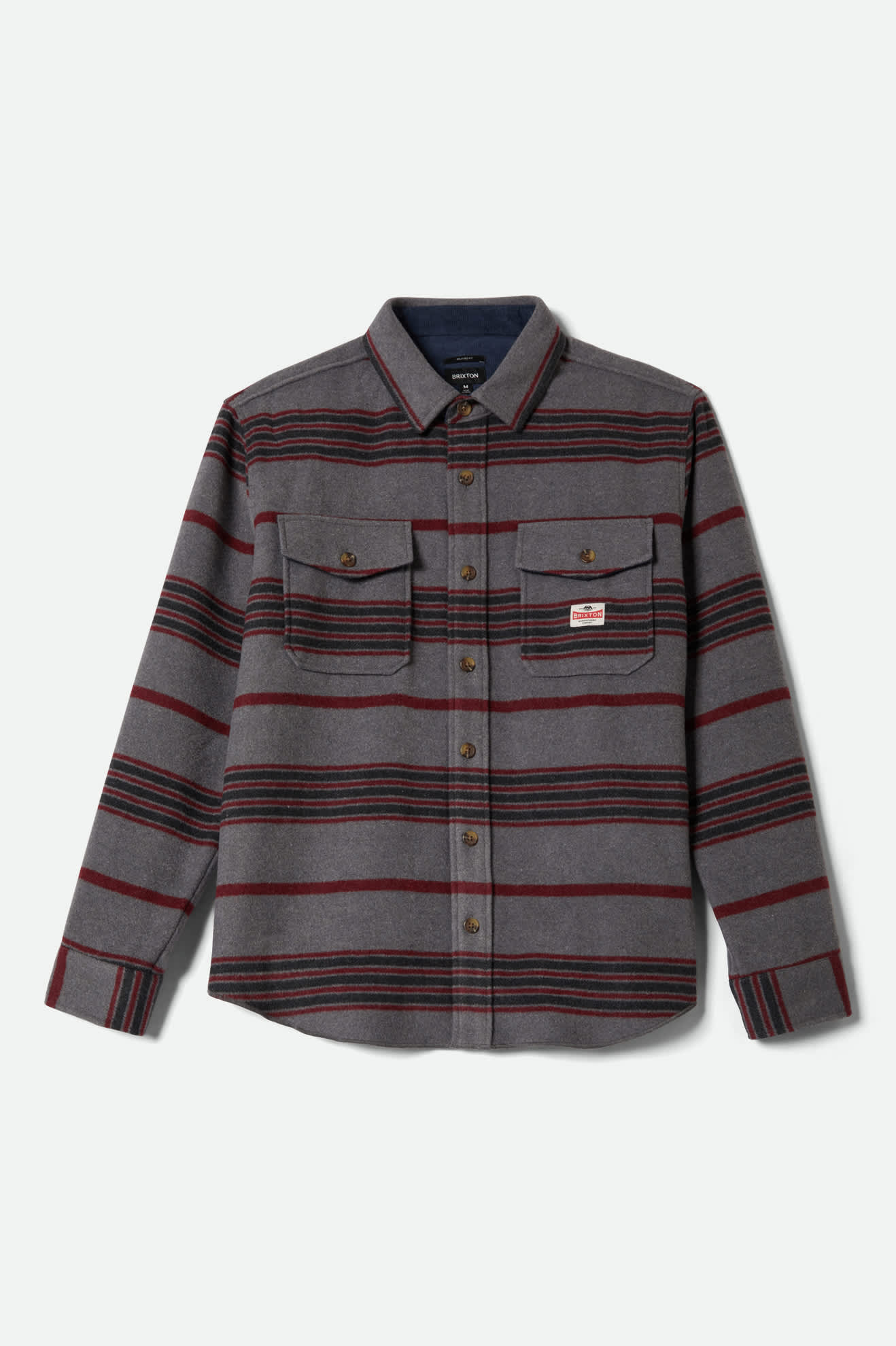 Men's Altered Threads Overshirt in the color Multi Blanket Stripe - Front Product View