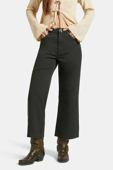 Women's Front Fit | Margo Cropped 5-Pocket Pant - Washed Black