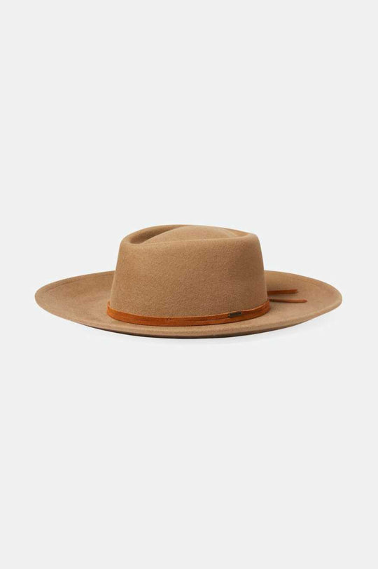 
       Brixton Women&#39;s Brenton Convertabrim Fedora - Tobacco Brown | Main
     