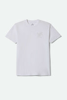Men's Surge T-Shirt in the color White - Front Product View