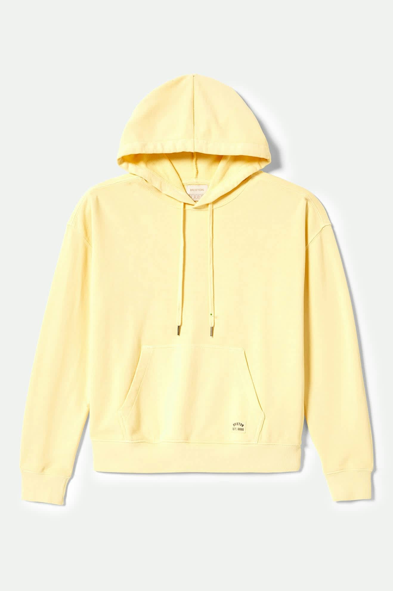 
       Women&#39;s Cross Loop French Terry Hoodie in the color Panna Cotta - Front Product View
     