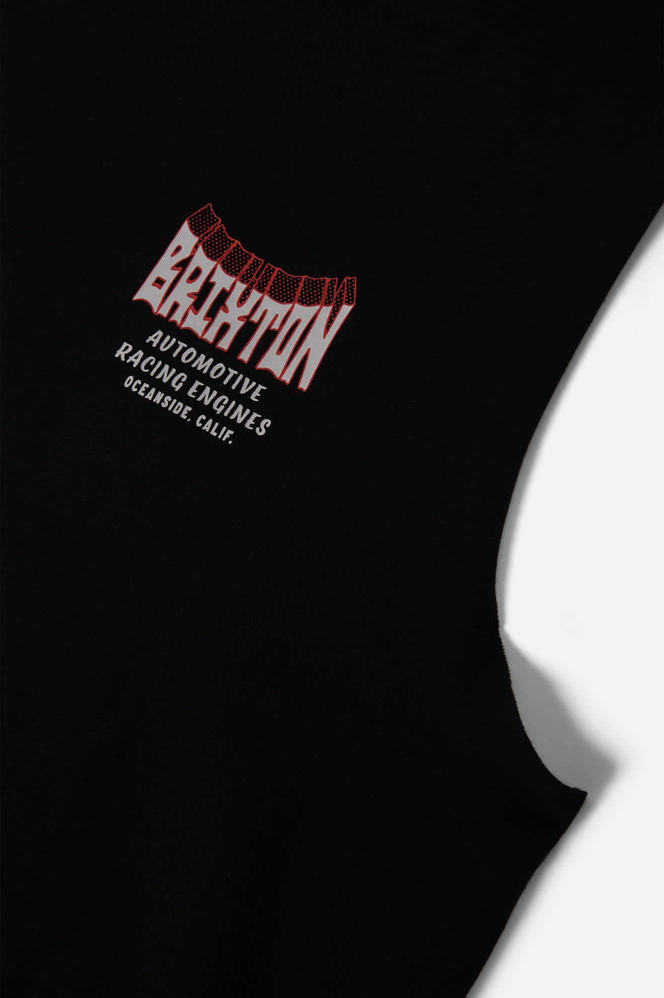 Men's Division Muscle Tank Top in the color Black - Additional Laydown image