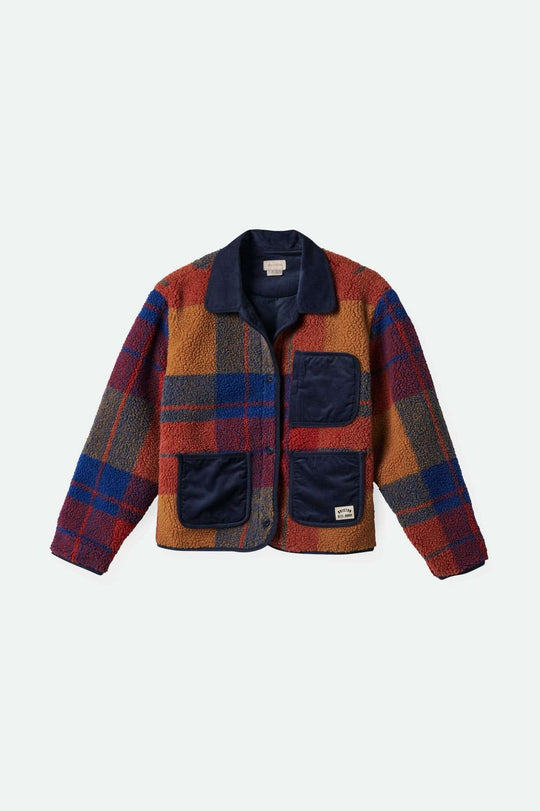 
       Women&#39;sDelilah Sherpa Jacket - Multi Color Plaid| Main
     