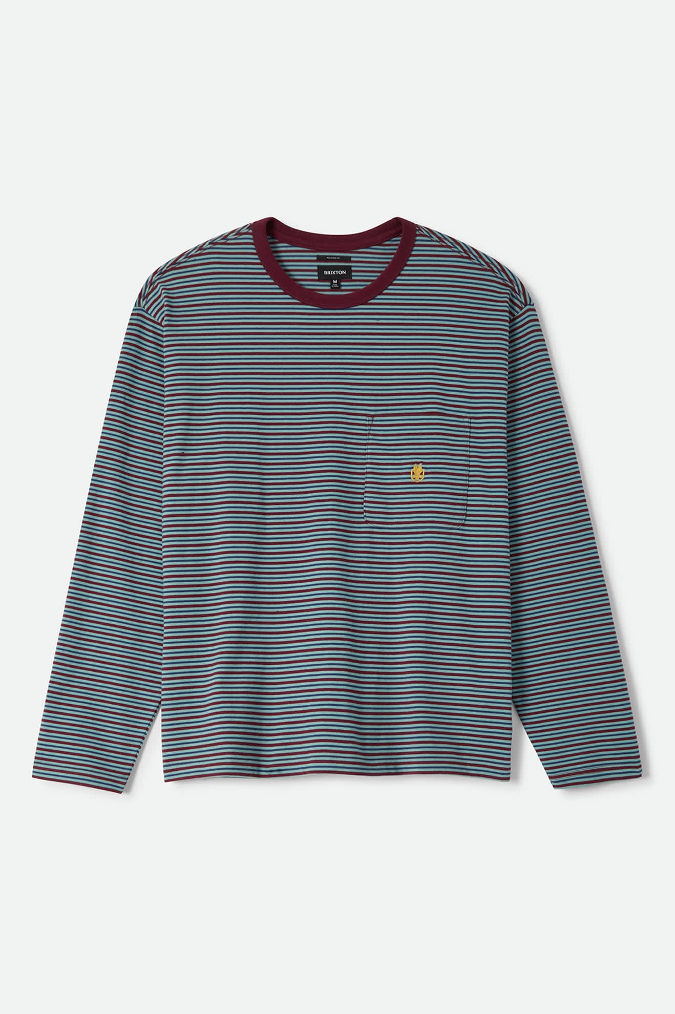 Men's Century Knit Top in the color Ultra Marine Stripe - Front Product View