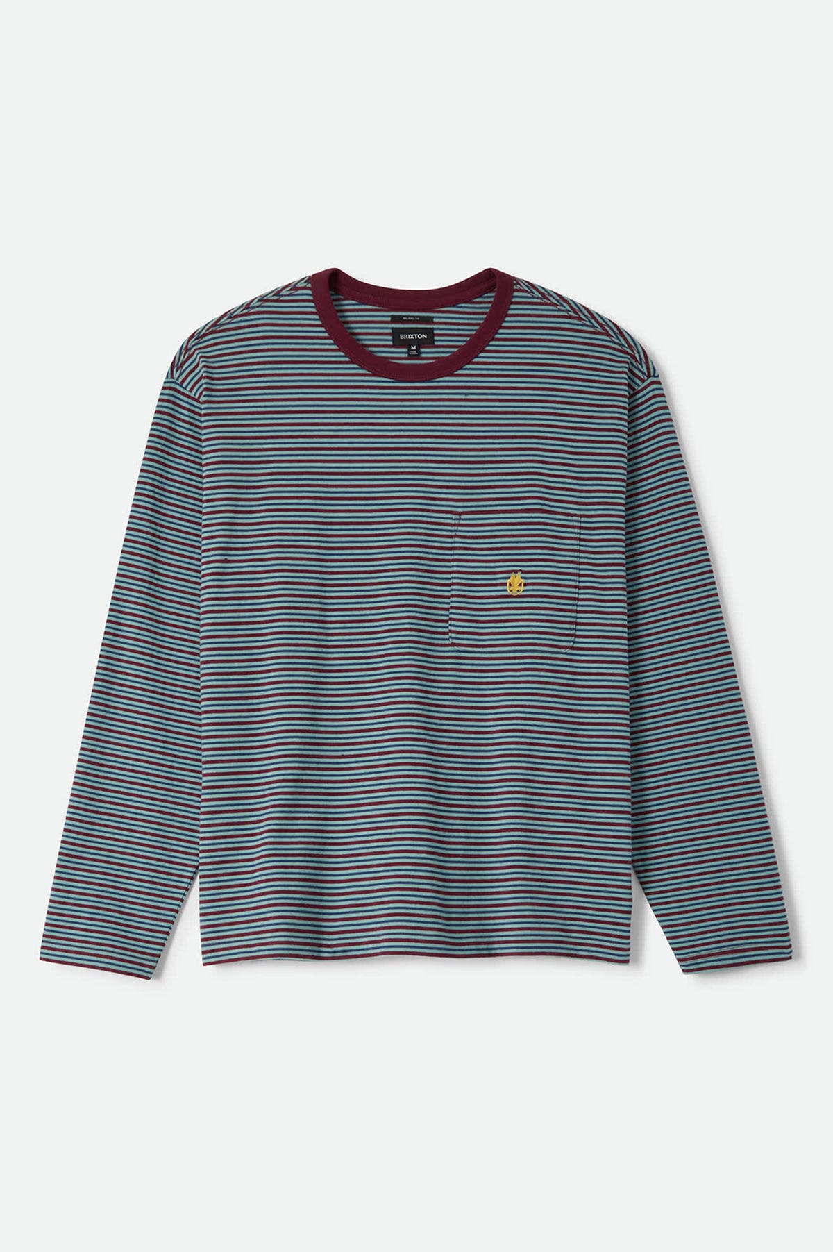 Men's Century Knit Top in the color Ultra Marine Stripe - Front Product View