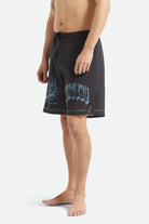 Men's Blitz Boardshort 21" in the color Black Masks - Men's Side View