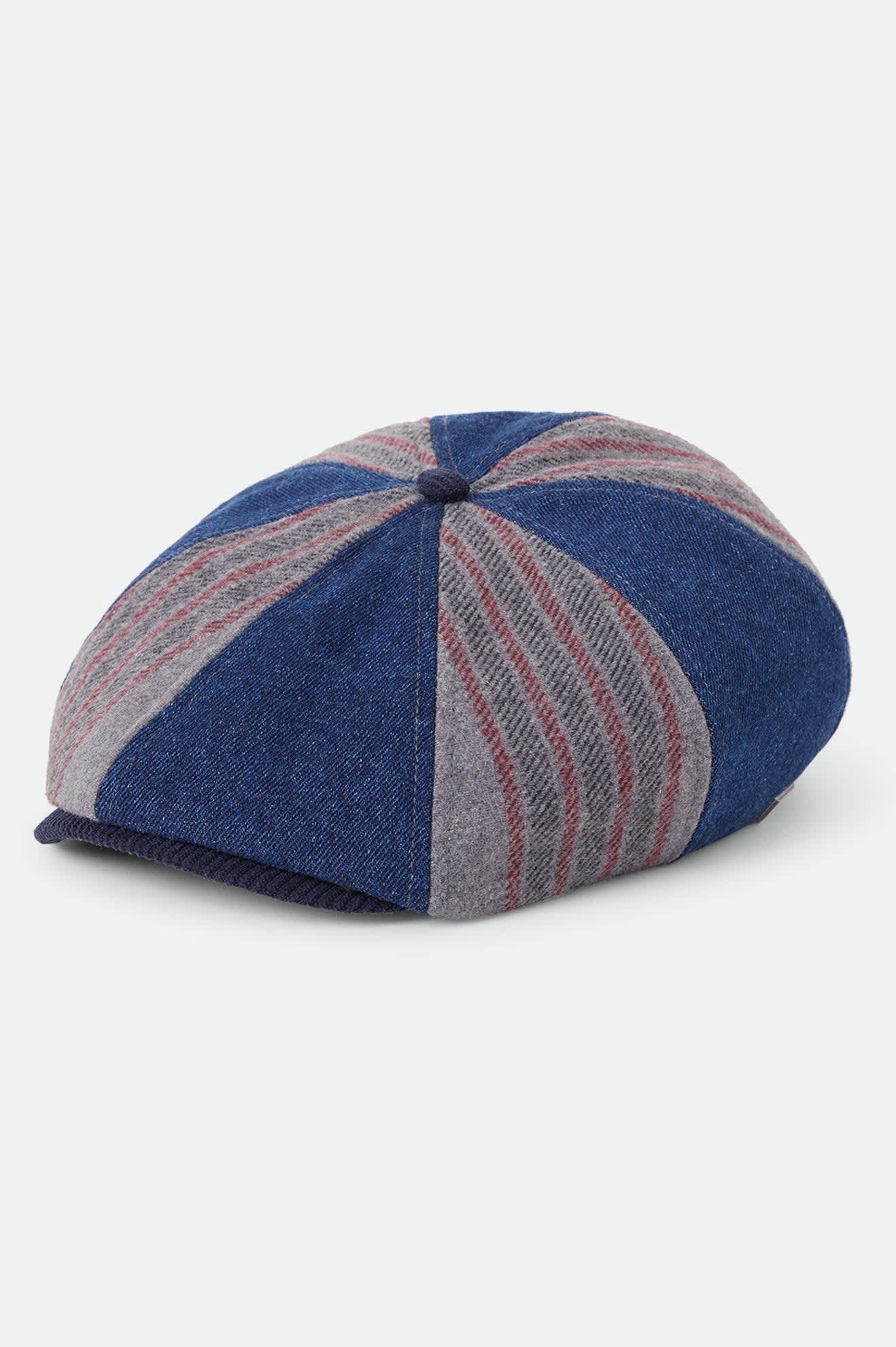 Unisex Altered Threads Brood Baggy Snap Cap in the color Medium Wash Denim - Front Product View
