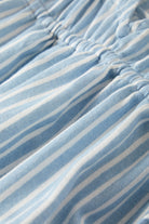 Women's The Bells Top in the color Two Boot Stripe - Additional Laydown image
