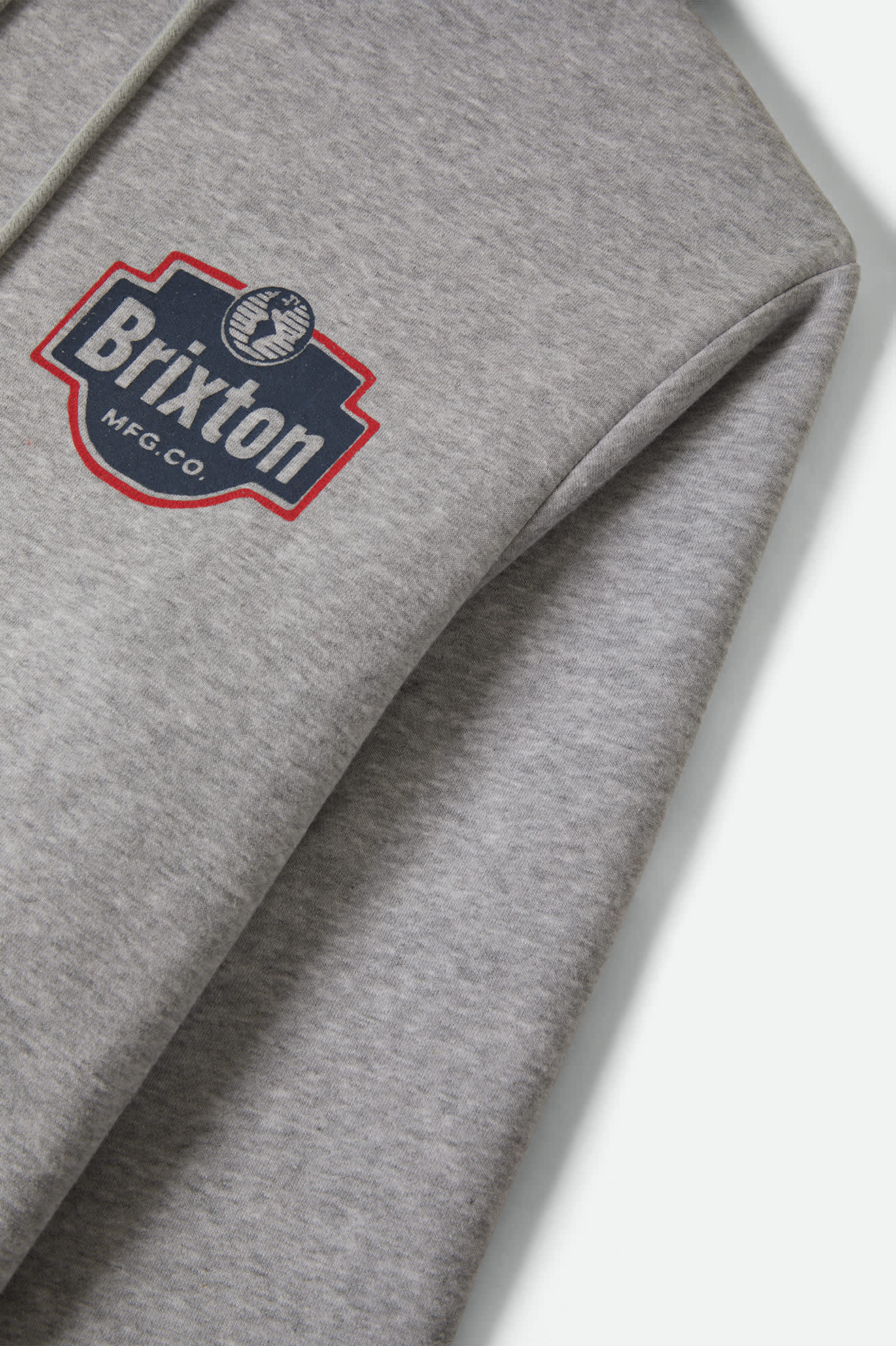 Men's Genuine Quality Hoodie in the color Gunmetal Heather - Additional Laydown image