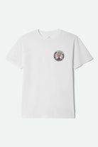 Men's Broadcast S/S Standard T-Shirt in the color White - Front Product View