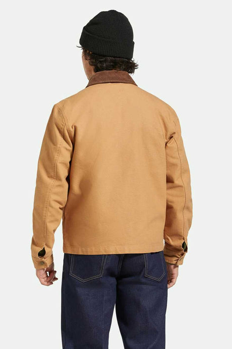 
       Back Fit Image | Mechanic Garage Jacket - Tobacco Brown
     