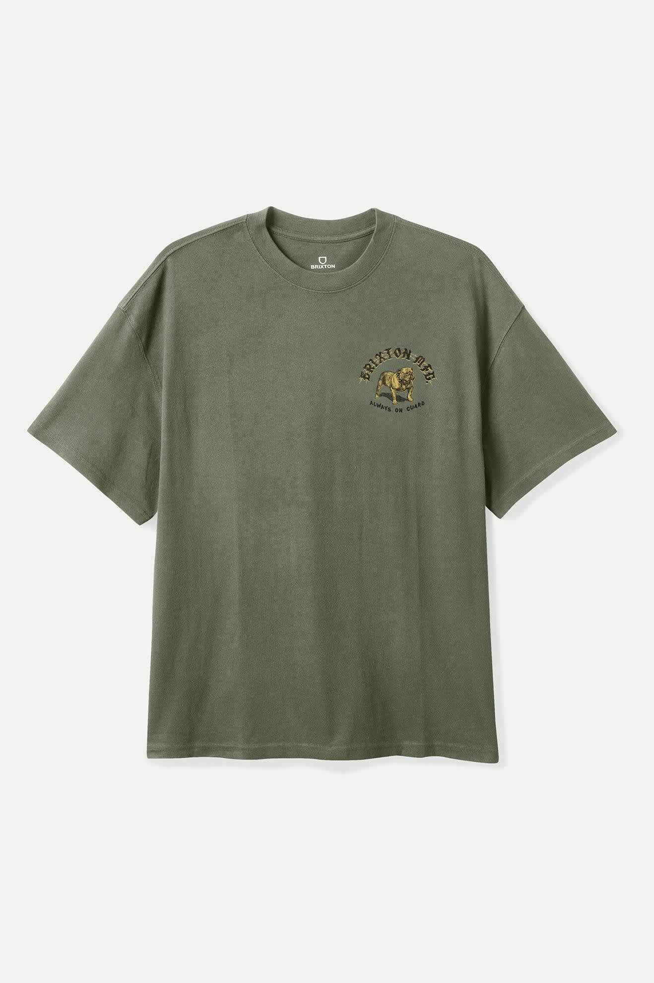Men's Bauer Heavyweight Relaxed T-Shirt in the color Olive Surplus Classic Wash - Front Product View