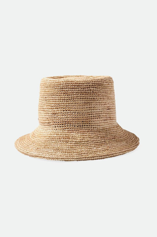 
       Brixton Ellee Straw Bucket Hat - Tan
     