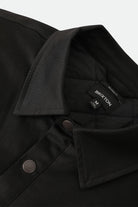 Men's Builders Stretch Lined Jacket in the color Black - Additional Laydown image