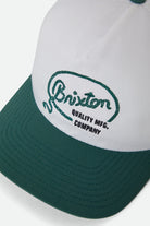 Unisex Gallatin Snapback in the color Off White/Primal Green - Additional Laydown image