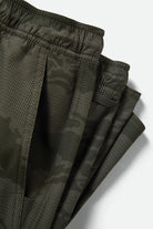 Men's Journey Active Short in the color Olive Tiger Camo - Additional Laydown image