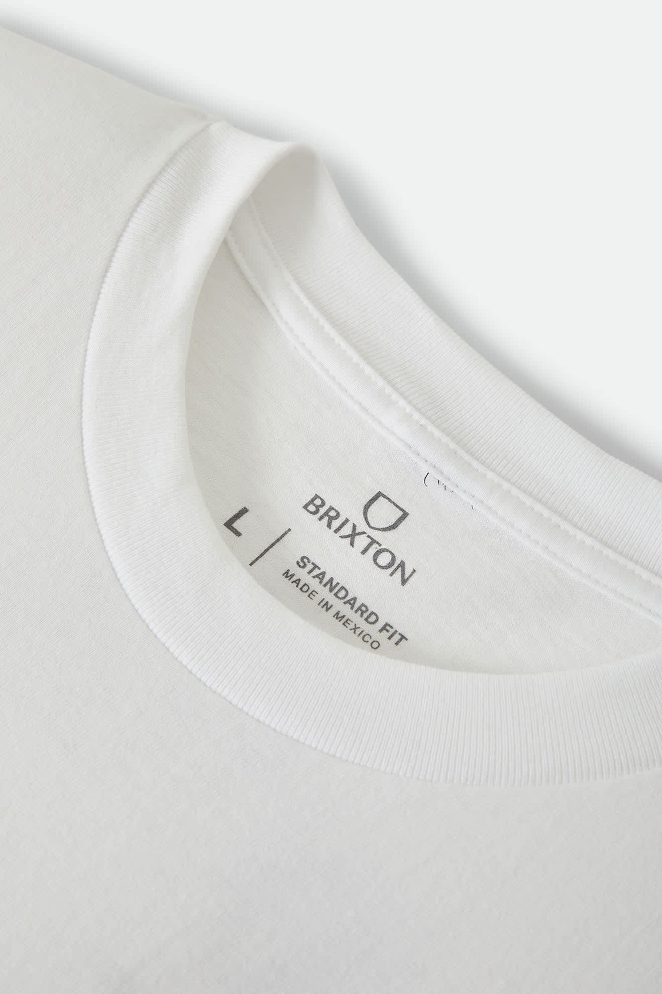Men's Straton Standard T-Shirt in the color White - Additional Laydown image