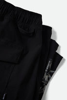 Men's Everyday Stretch Hybrid Short 7" in the color Black/White - Additional Laydown image