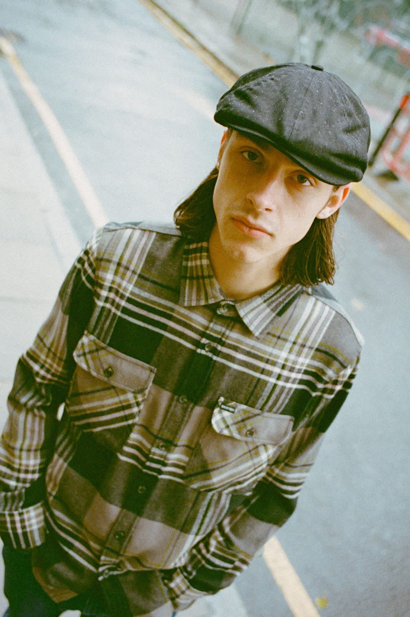 Unisex Brood Newsboy Cap in the color Black - Men's Lifestyle image