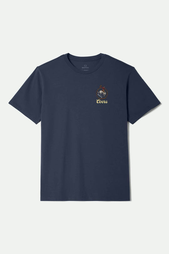 
       Men&#39;s Coors Omaha S/S Standard T-Shirt in the color Navy - Front Product View
     