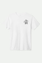 Men's Daytona S/S Standard T-Shirt in the color White - Front Product View