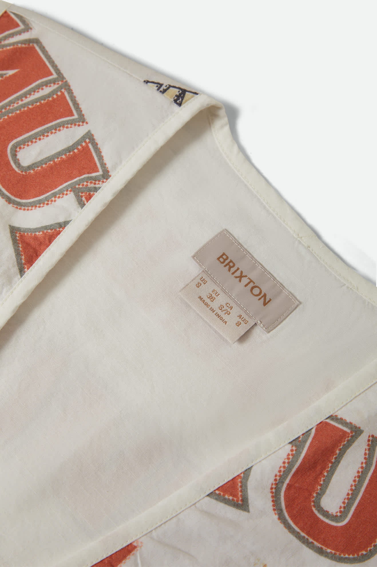 Women's The Luna Vest in the color Lost In Reality Print - Additional Laydown image