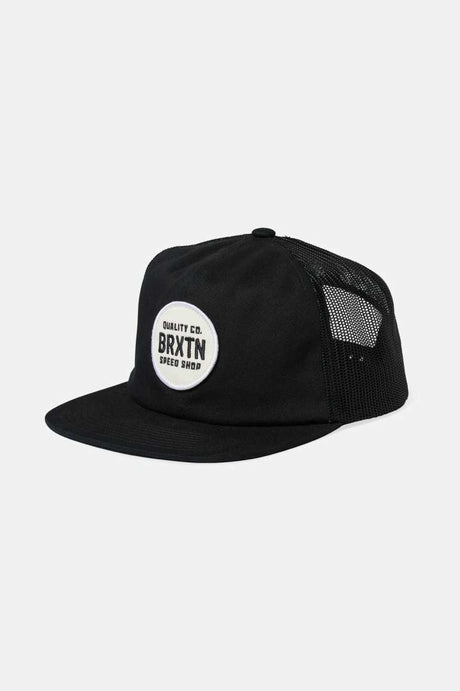 Brixton Men's Gateway Netplus Trucker Hat - Black/Black | Main