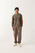 Men's Ford 4x4 Chrome Sweatpant in the color Boxwood Green - Men's Front View