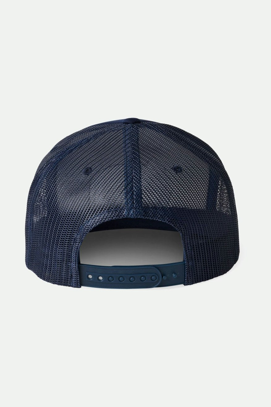 
       Brixton Bass Brains Boat MP Trucker Hat - Washed Navy
     