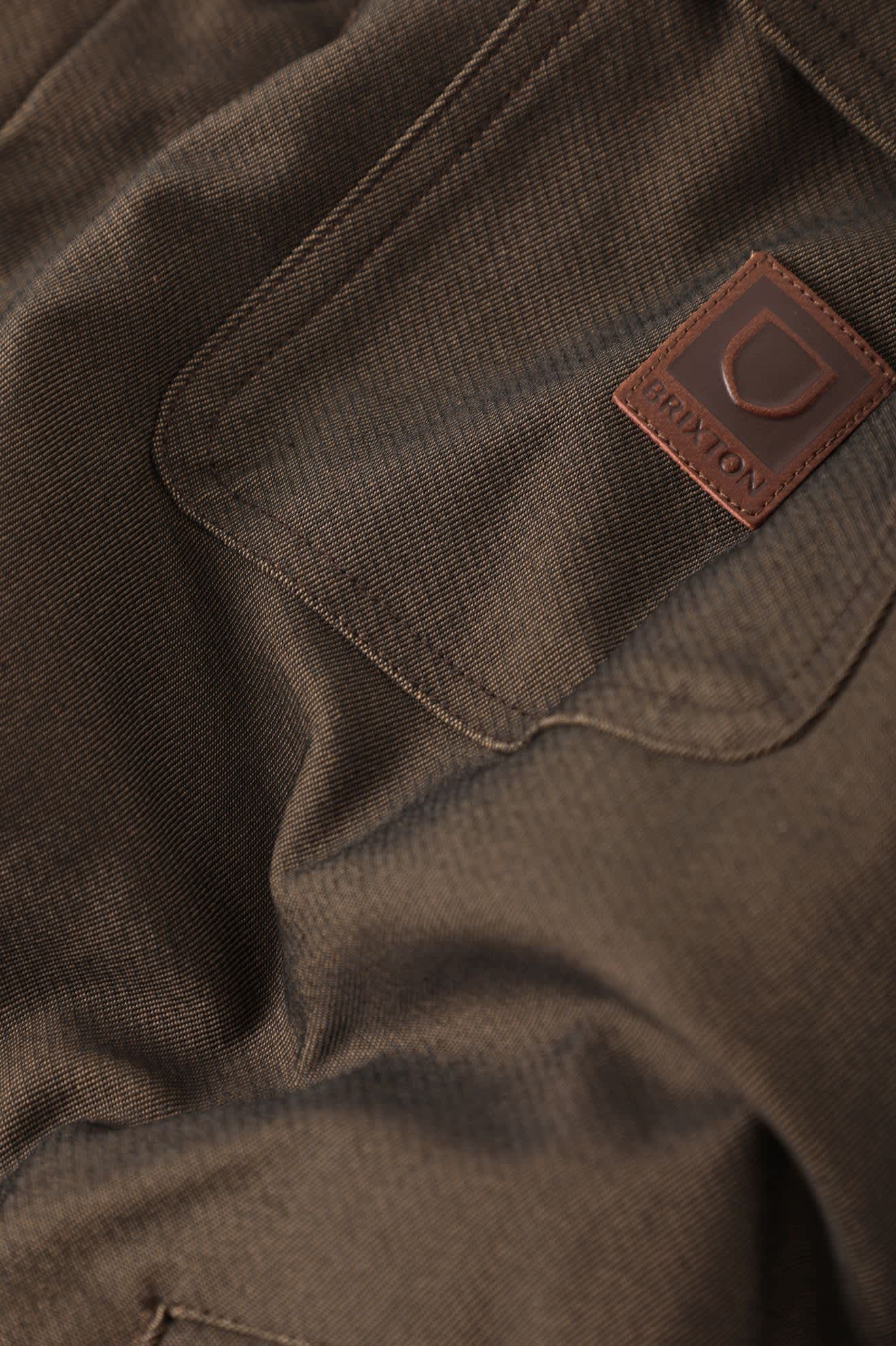 Men's Builders Stretch Lined Jacket in the color Earth - Additional Laydown image